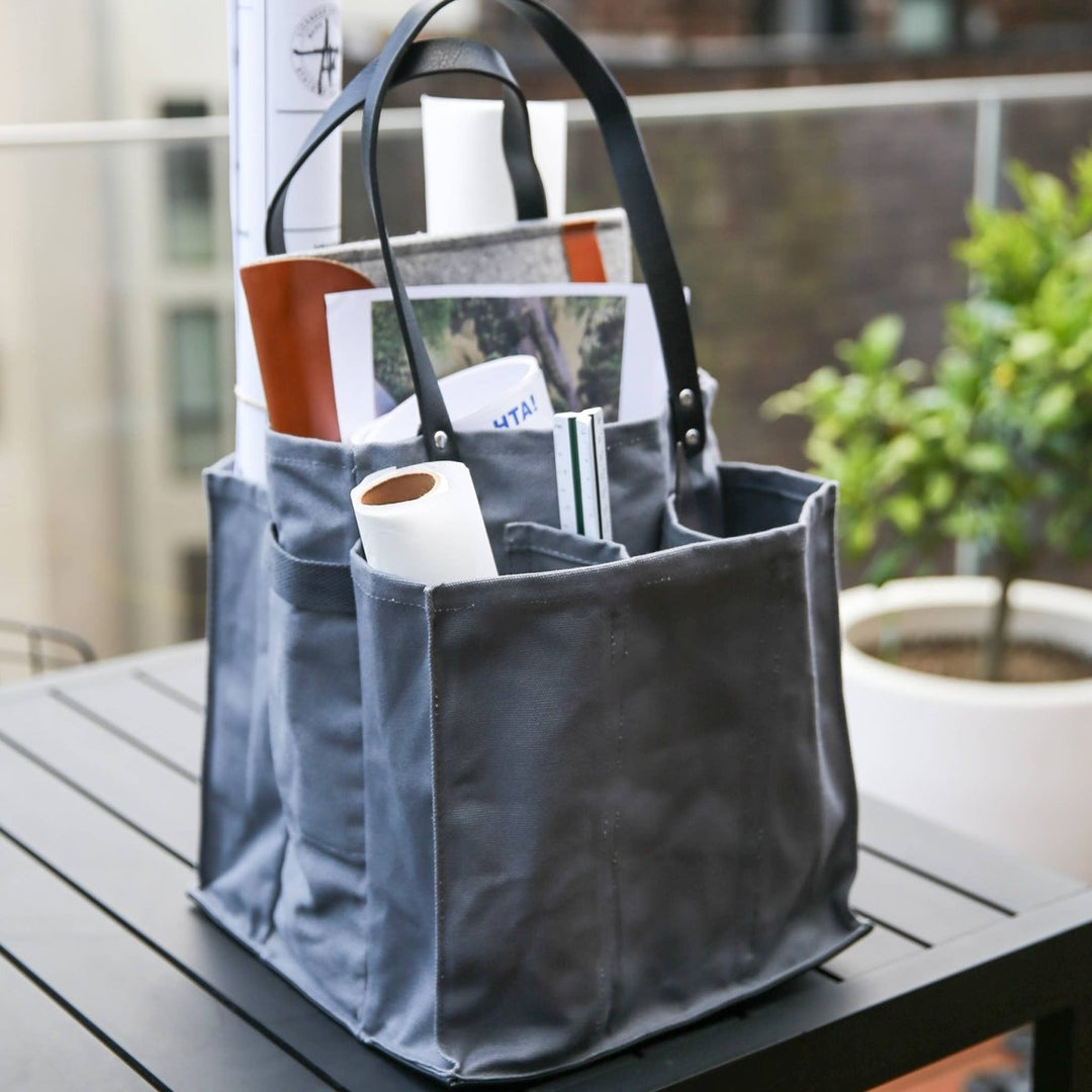 Heavy Canvas Tote Bag | Reusable Multi-Pocket Market Tote CapaBunga®