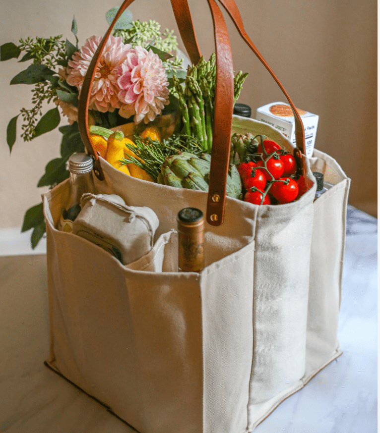 Heavy Canvas Tote Bag | Reusable Multi-Pocket Market Tote CapaBunga®