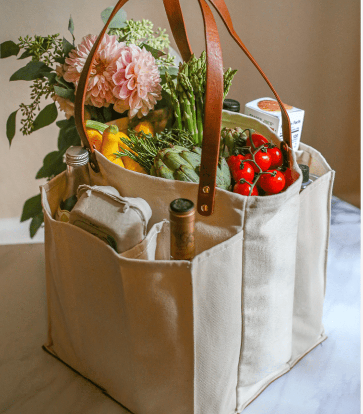 Heavy Canvas Tote Bag | Reusable Multi-Pocket Market Tote CapaBunga®