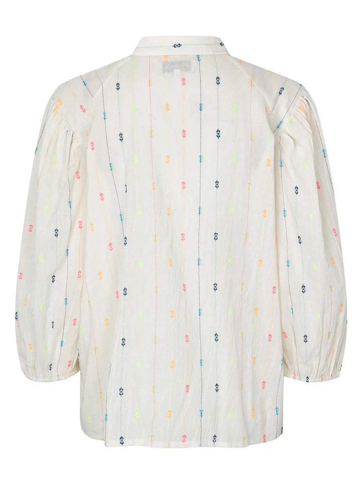 Heidi Shirt 3/4 - CREME blouse Lollys Laundry