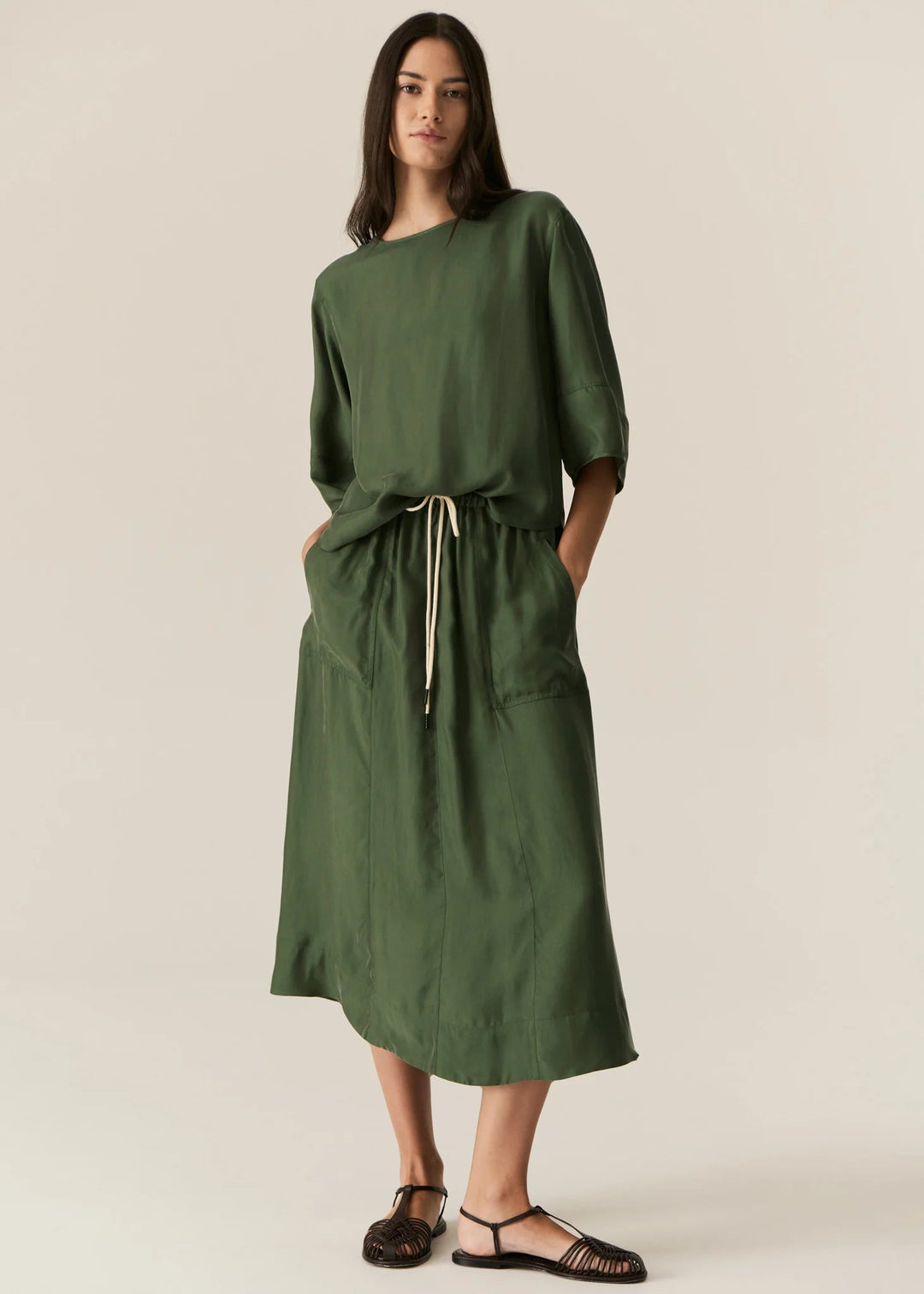 Henri Tee - Green tee POL