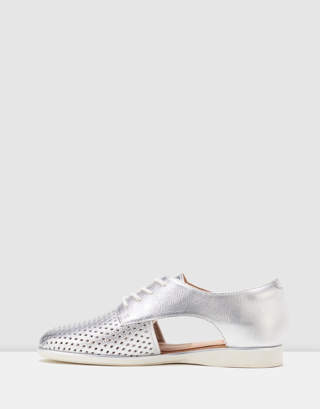 Rollie Sidecut Punch Silver Metallic Shoes Rollie   