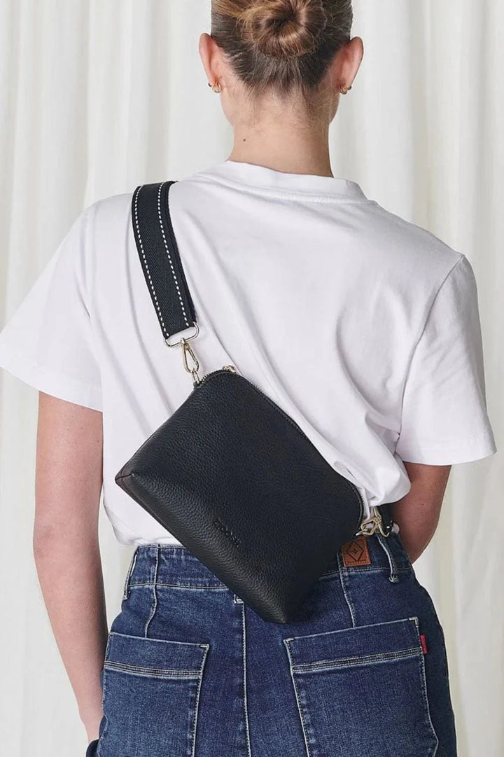 Hudson Cross Body Bag Black Handbags zjoosh