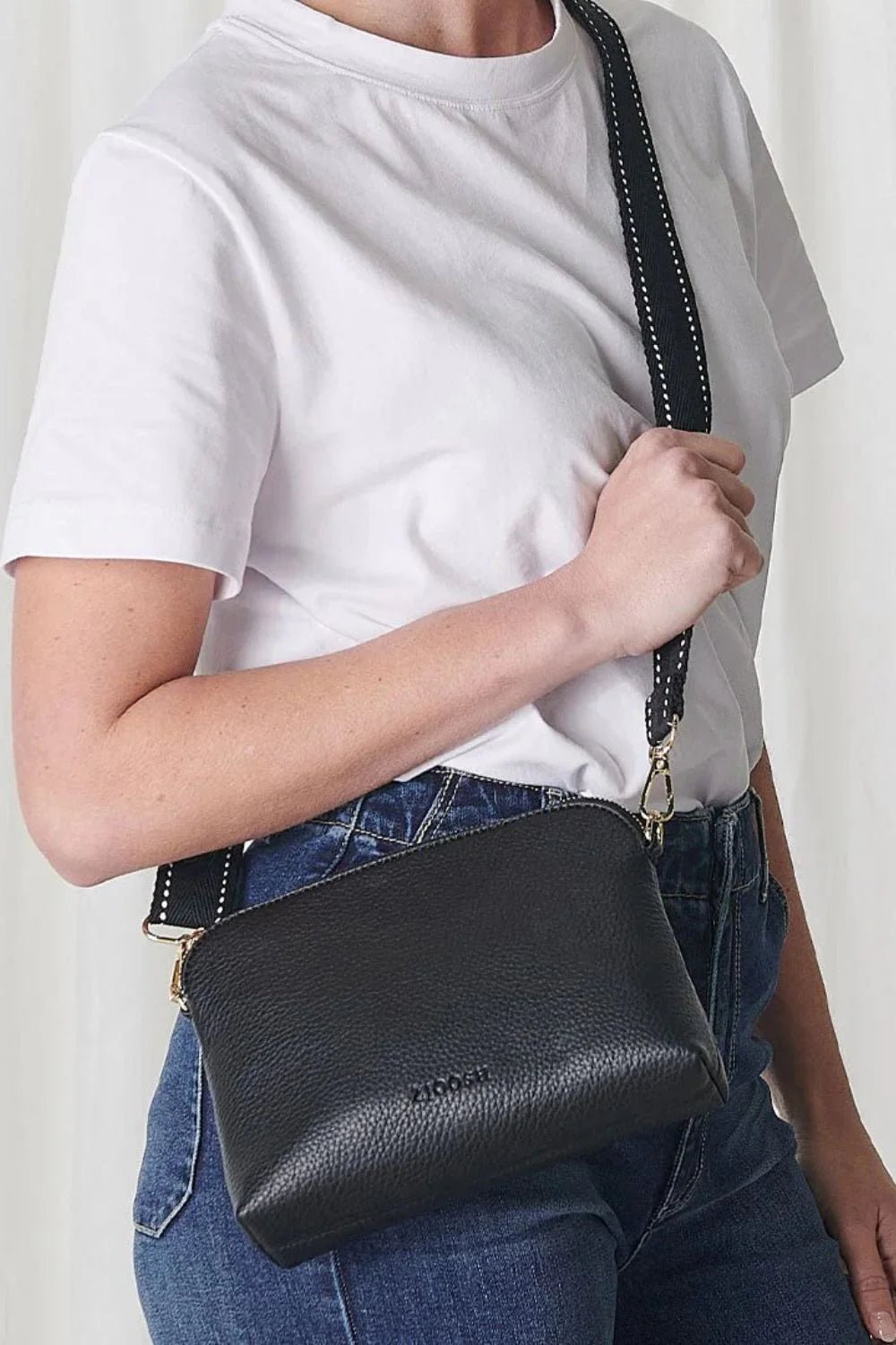 Hudson Cross Body Bag Black Handbags zjoosh
