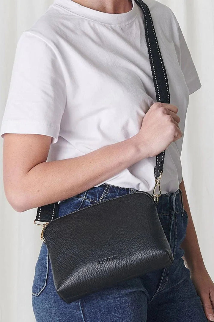 Hudson Cross Body Bag Black Handbags zjoosh