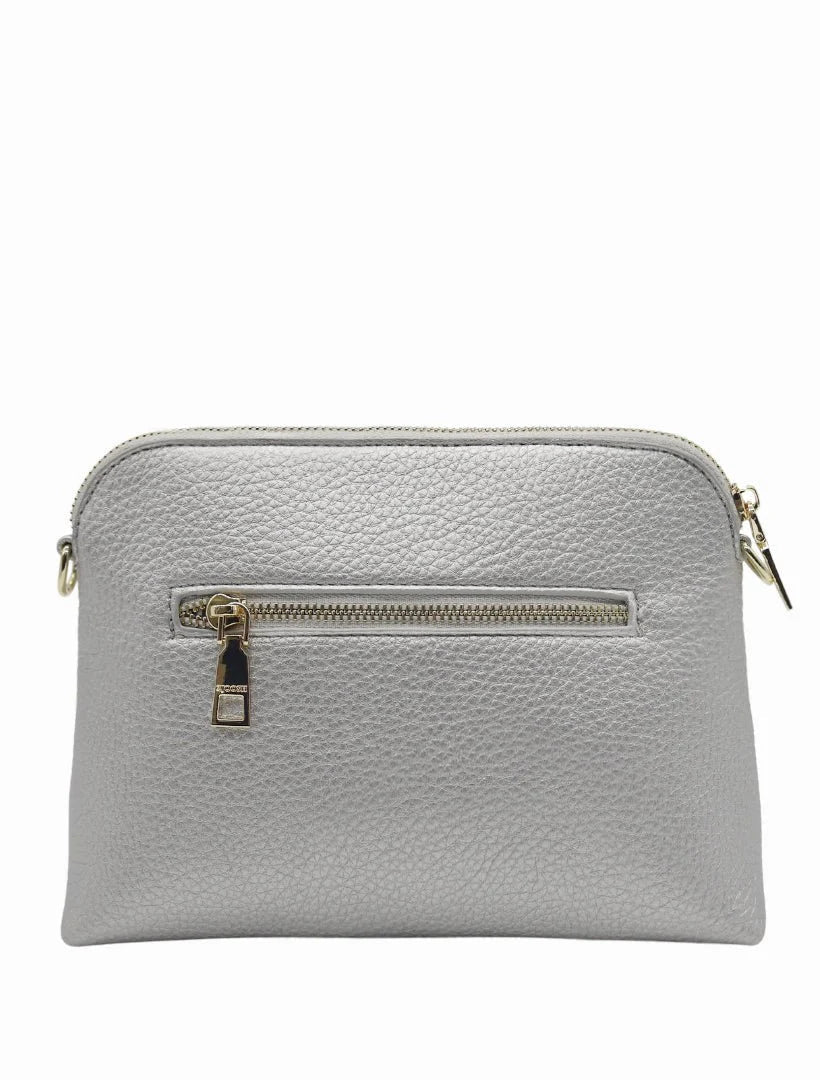 Hudson Cross Body Bag Silver handbag zjoosh