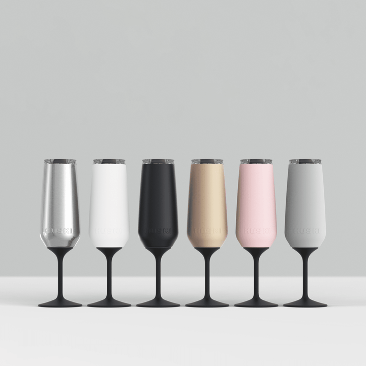 Huski Champagne Flute - Black Huski