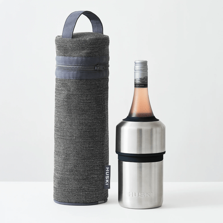Huski Wine Cooler Tote - Charcoal Grey Huski
