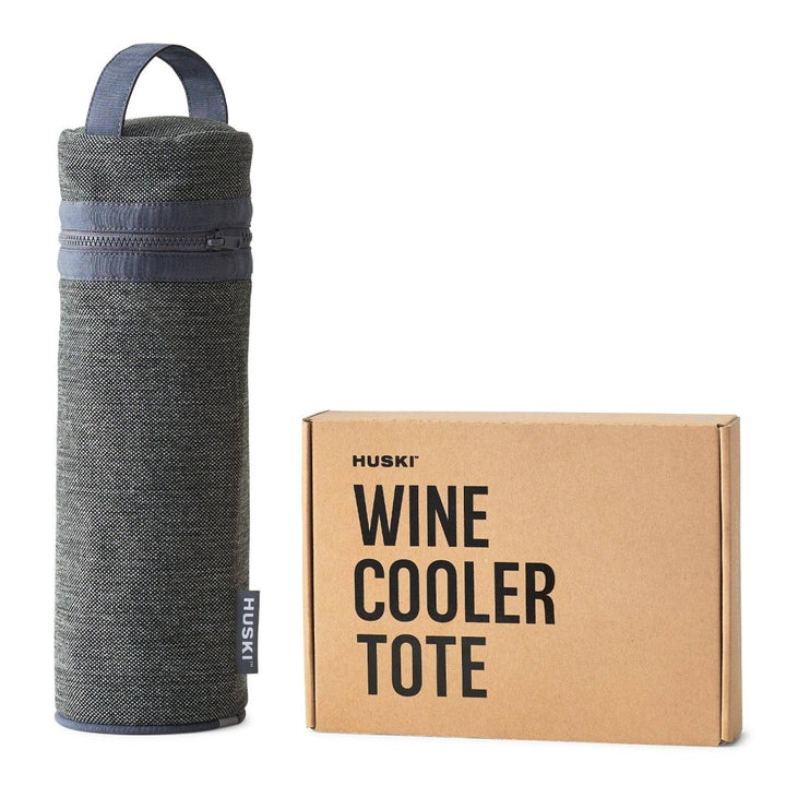 Huski Wine Cooler Tote - Charcoal Grey Huski