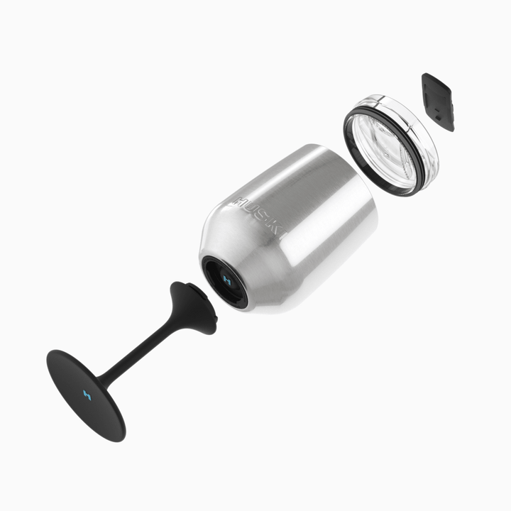 Huski Wine Tumbler 2.0 - Black Huski