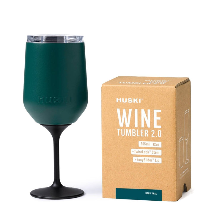 Huski Wine Tumbler 2.0 - Deep Teal (Limited Release) - Stanleyandstone