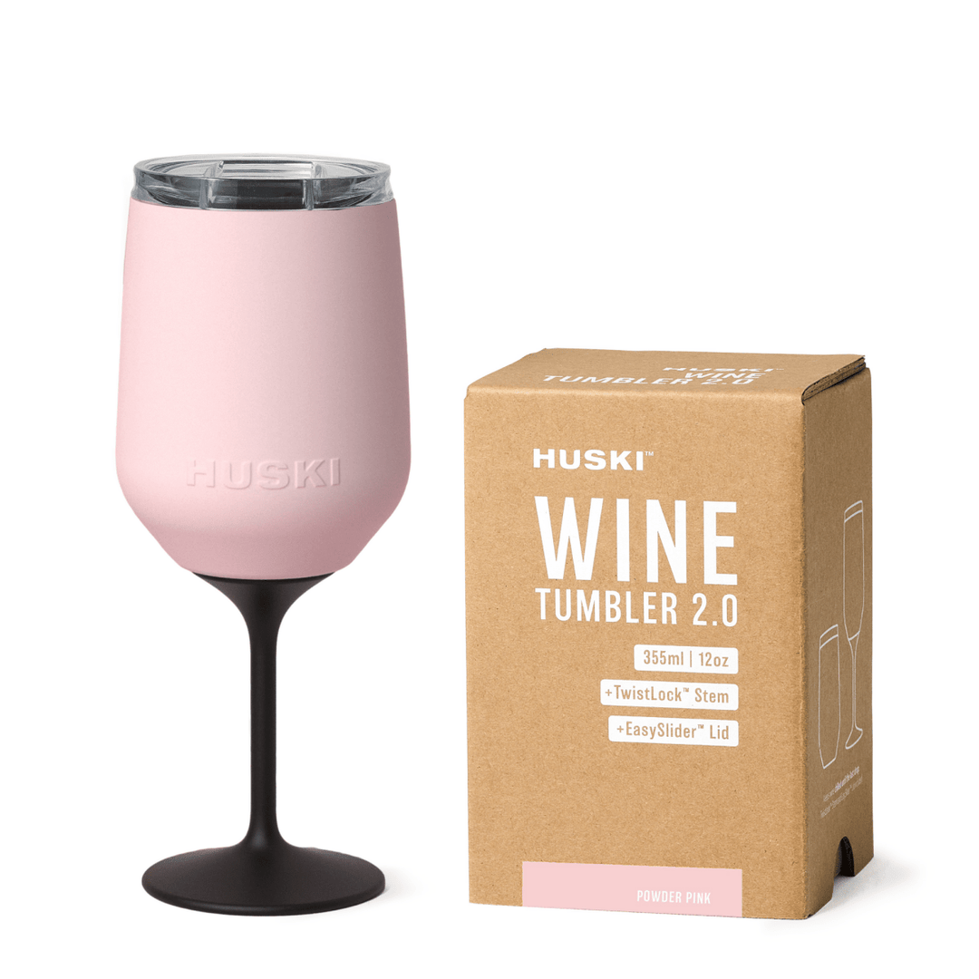 Huski Wine Tumbler 2.0 - Powder Pink Huski