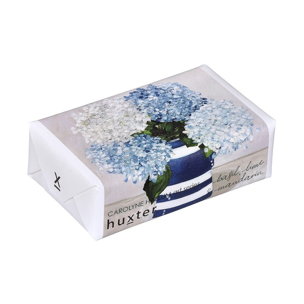 Huxter Hampton Blue Soap - Basil, Lima & Mandarin Bar Soap HUXTER