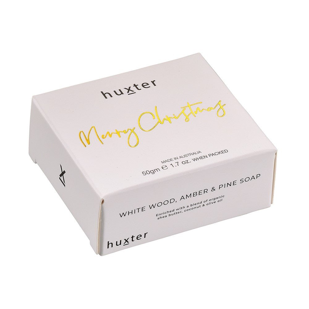 Huxter Mini Boxed Guest Soap - White Bar Soap HUXTER