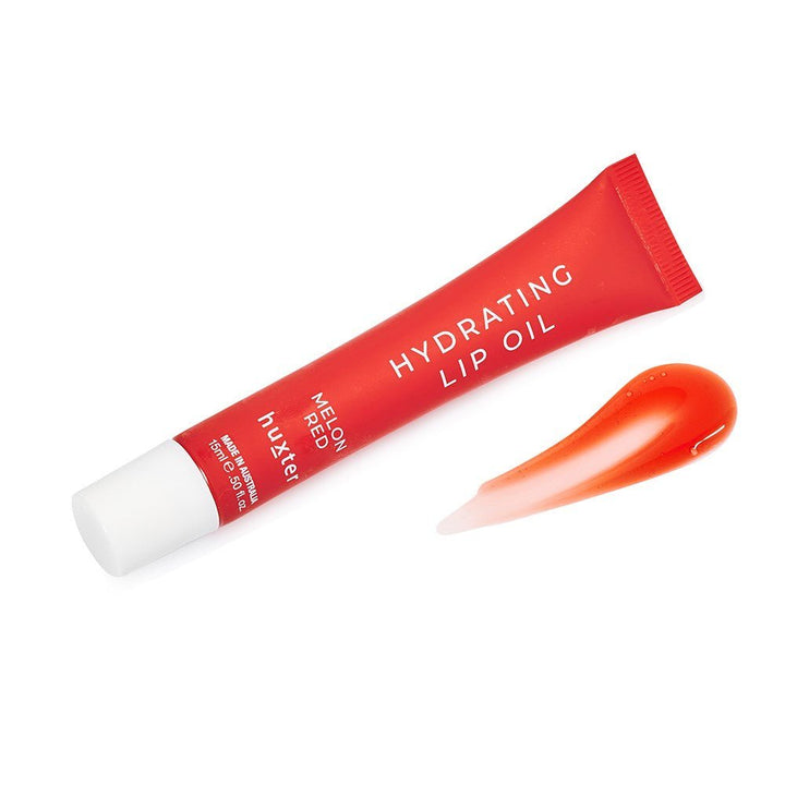Hydrating Lip Oil 15ml - Melon Red Huxter