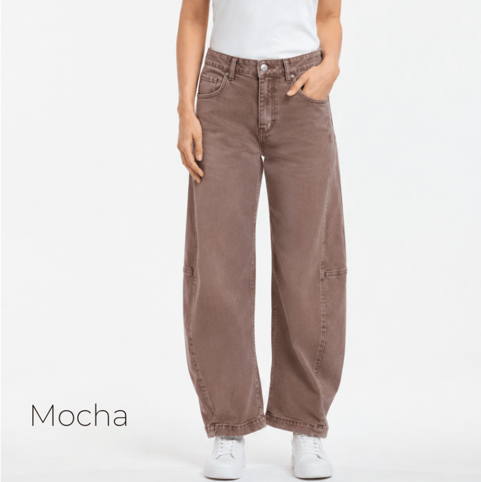 Idaho Barrel Jean - MOCHA - Stanleyandstone