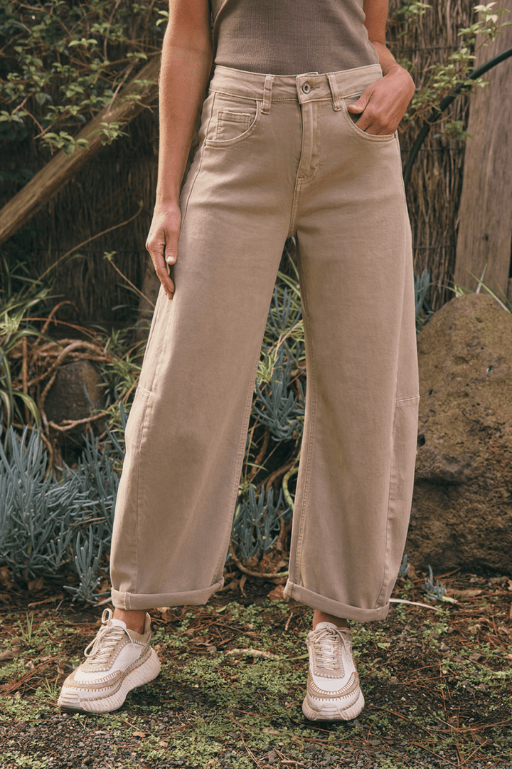 Idaho Barrel Jean - Sand Jean Italian Star