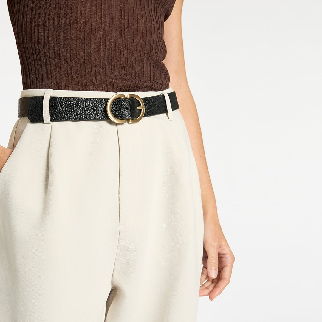 In Reverse Belt - Black/Gold Status Anxiety