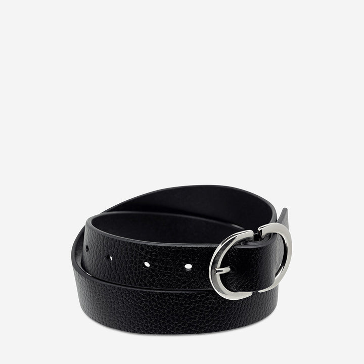 In Reverse Belt - Black/Silver Status Anxiety