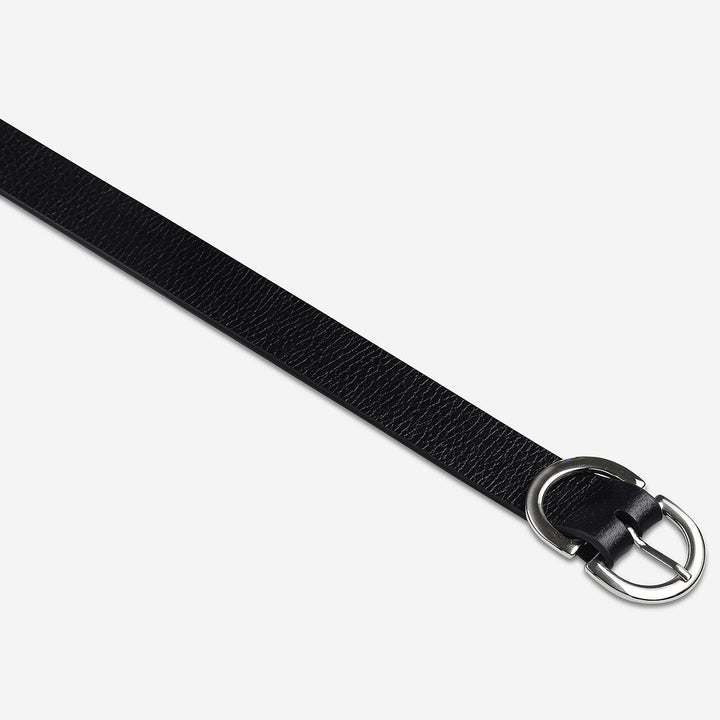 In Reverse Belt - Black/Silver Status Anxiety