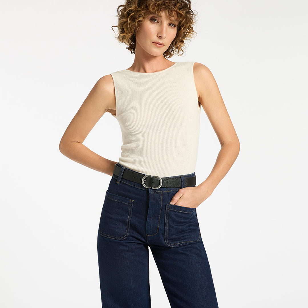 In Reverse Belt - Black/Silver Status Anxiety