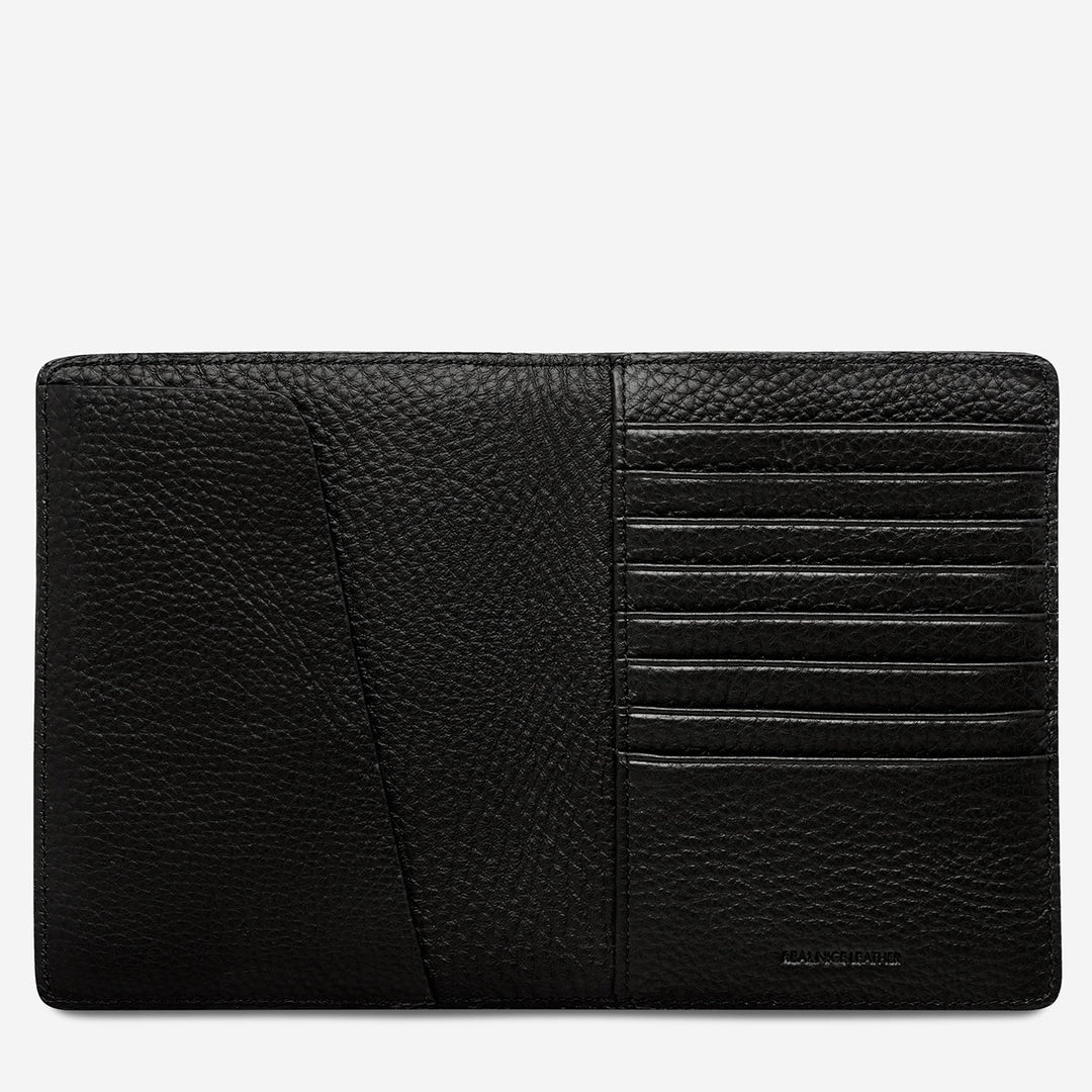 In Transit Passport Wallet - Black - Stanleyandstone