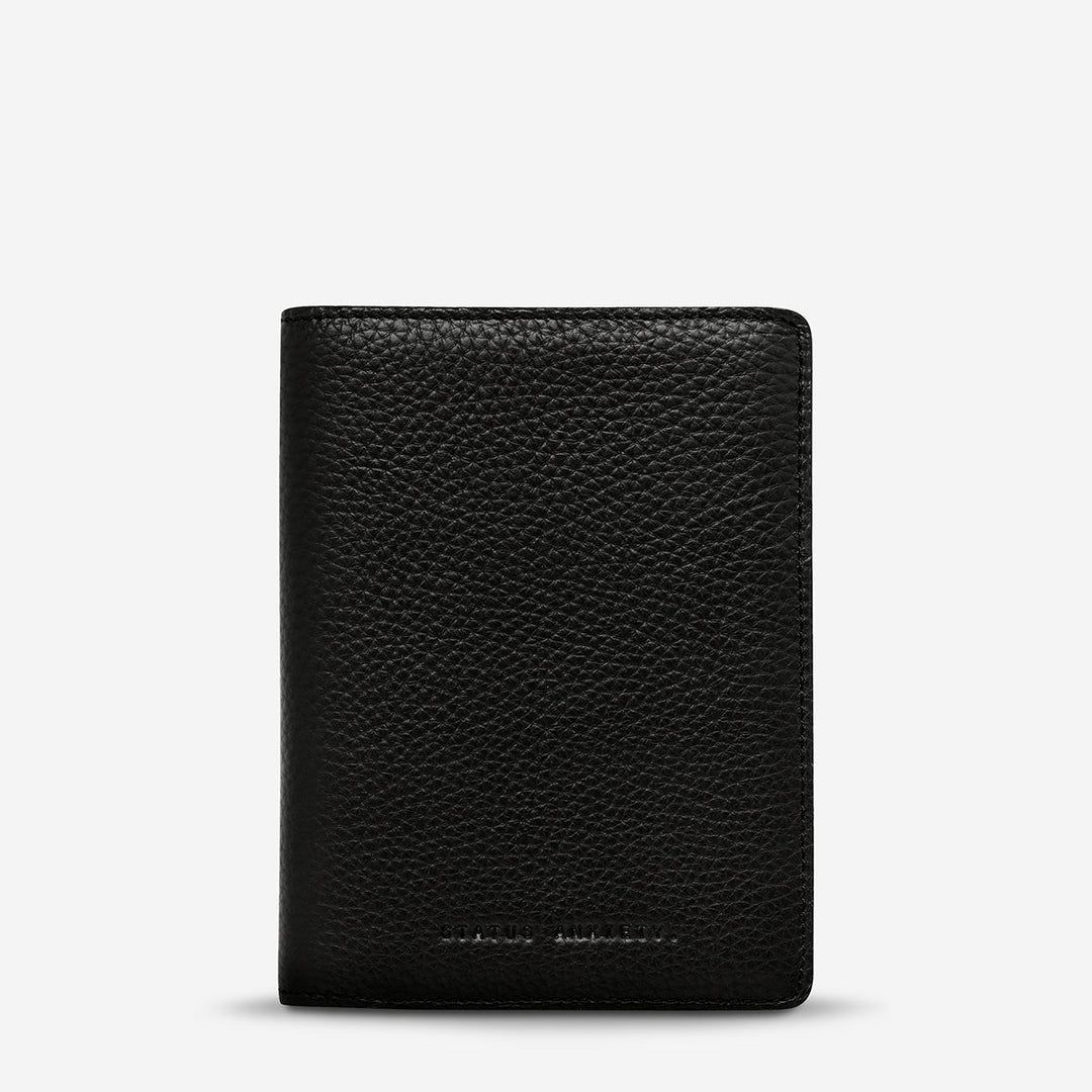 In Transit Passport Wallet - Black - Stanleyandstone
