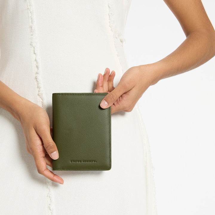 In Transit Passport Wallet - Khaki - Stanleyandstone