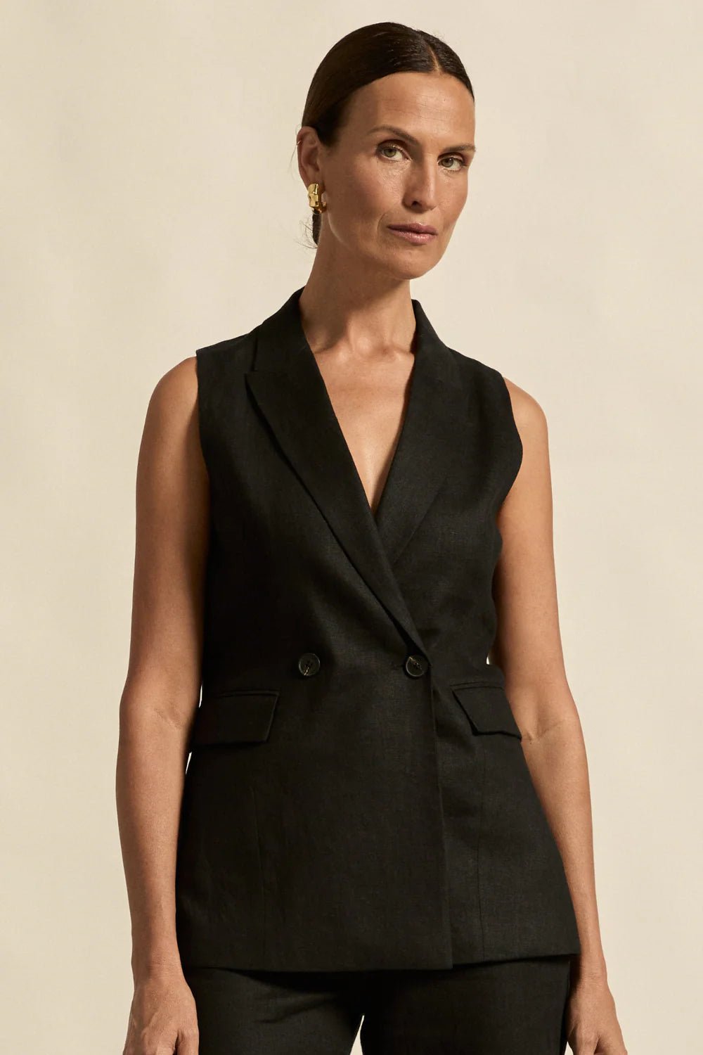 Inception Vest - Black Jacket Zoe Kratzmann