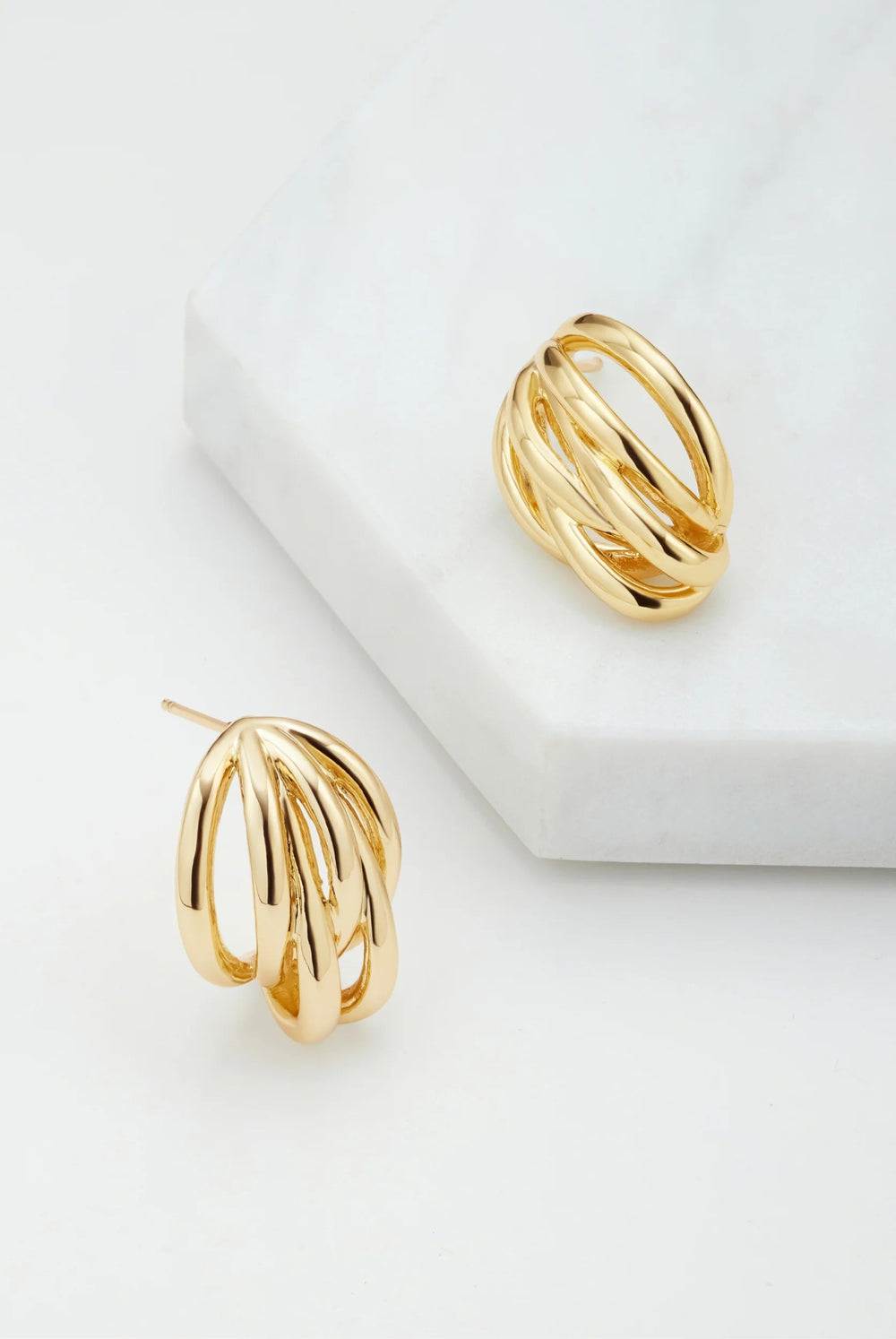 Indie Earing - gold earing Zafino Jewellery