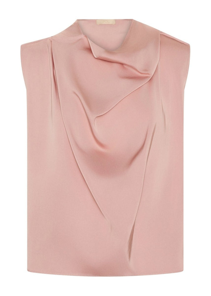 Innes Tie Neck Top pink - Stanleyandstone