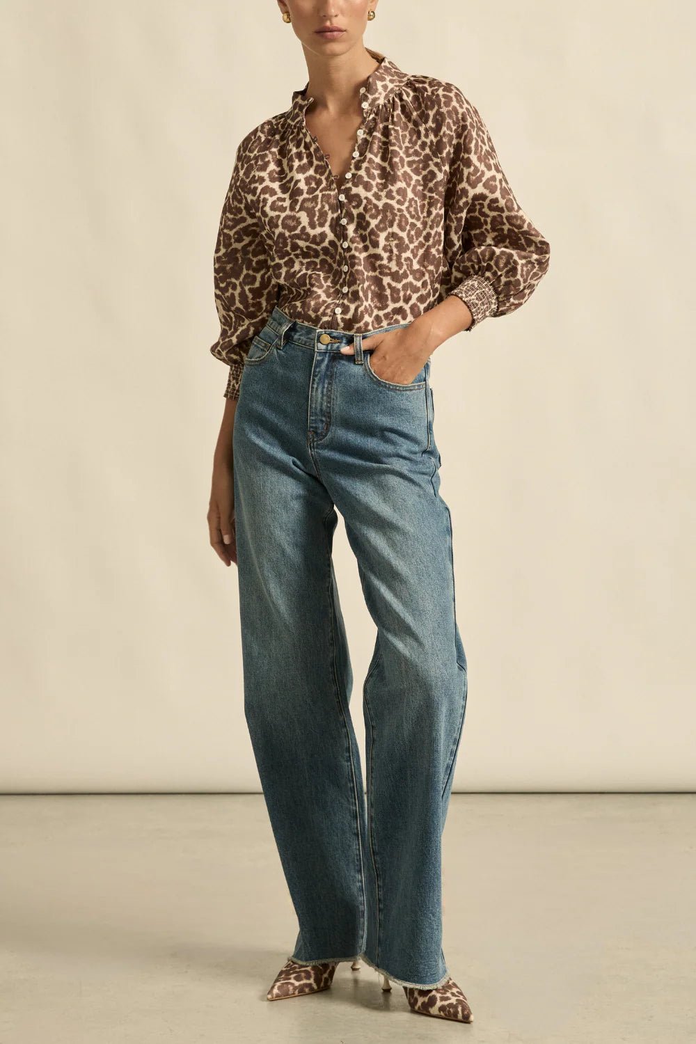 Inspire Top - Ocelot blouse Zoe Kratzmann