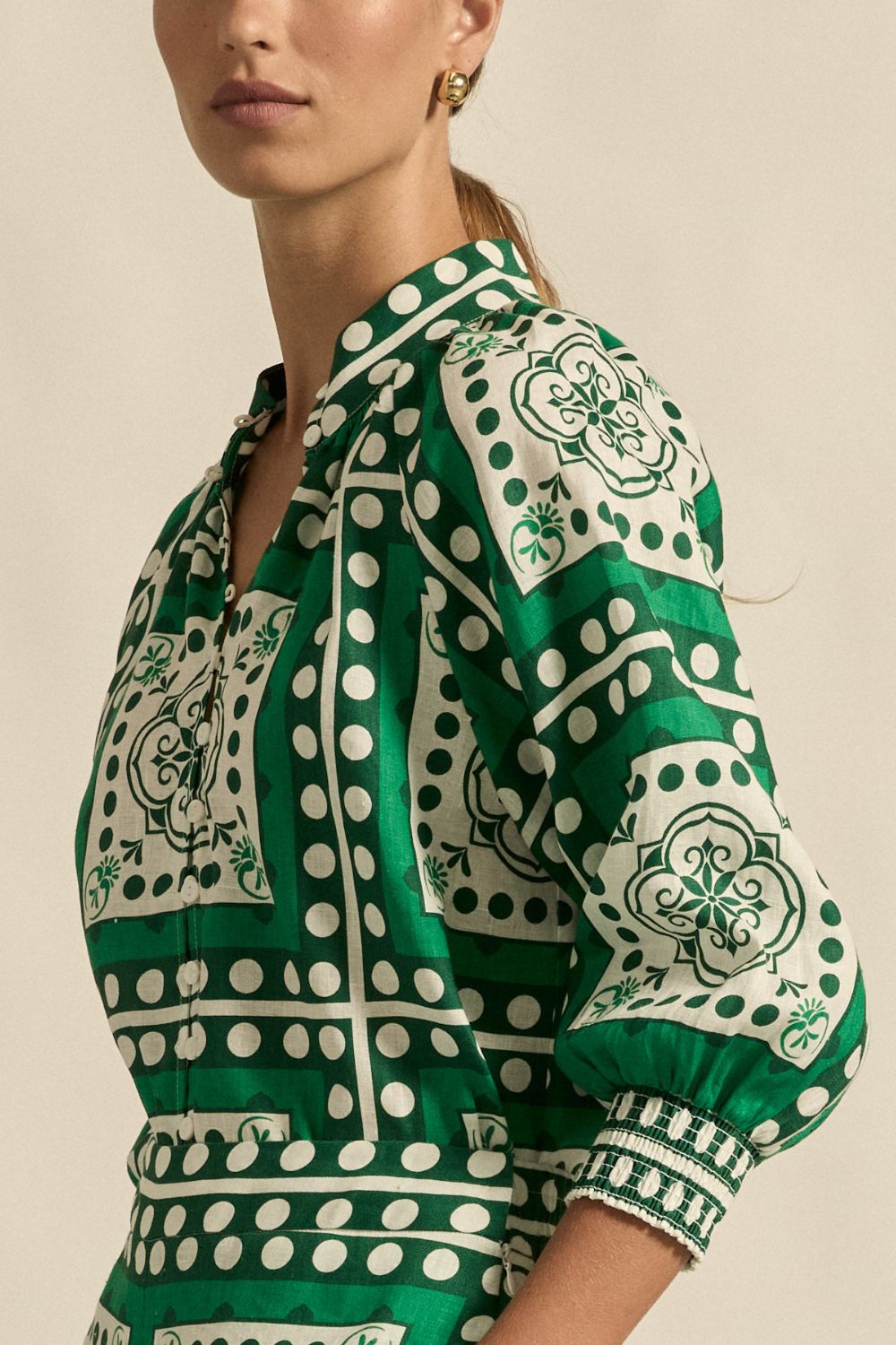 inspire top - parrot scarf - Stanleyandstone