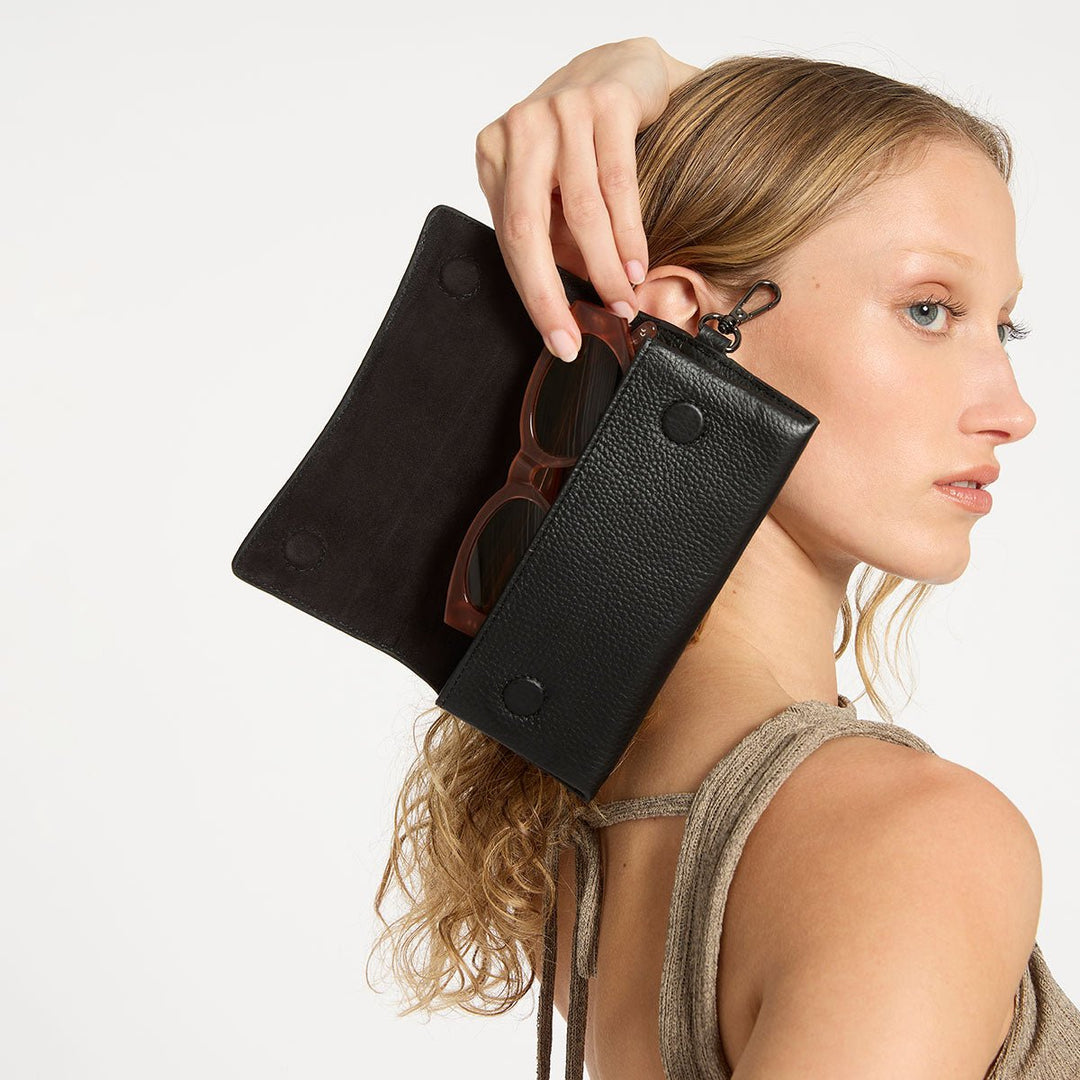 Into The Ether Sunglasses Case - Black - Stanleyandstone