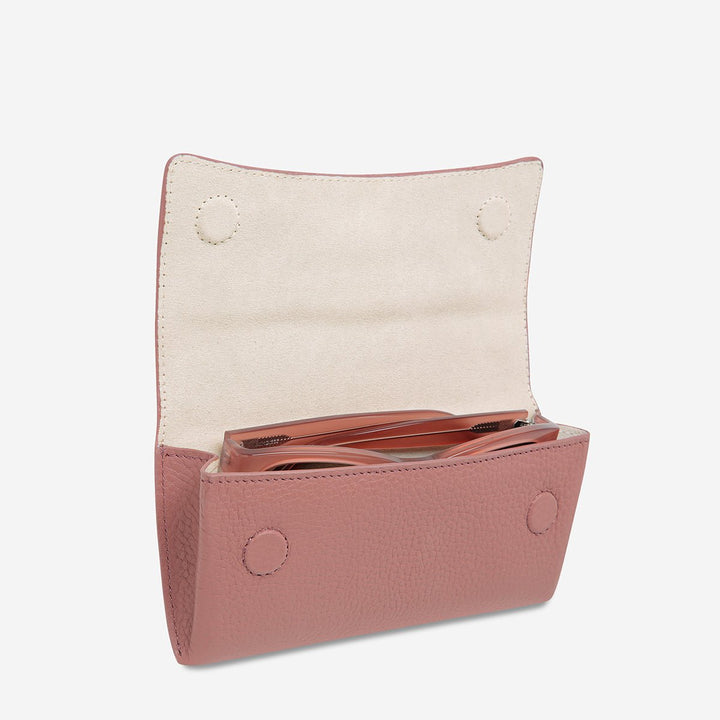 Into The Ether Sunglasses Case - Dusty Rose - Stanleyandstone
