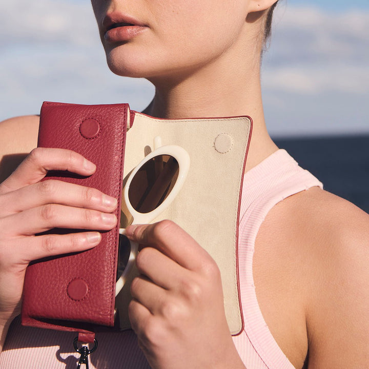 Into The Ether Sunglasses Case - Rouge - Stanleyandstone