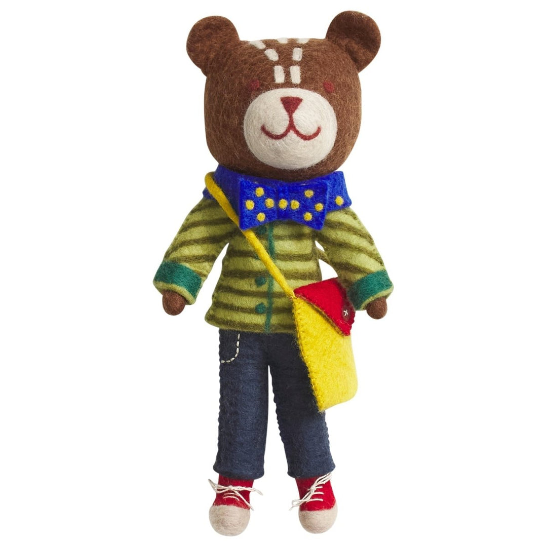 Isaac Felt Bear Toy soft toy Sage &amp; Clare