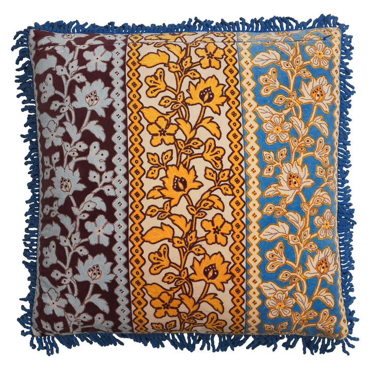 Thea Velvet Cushion - Azure Sage & Clare