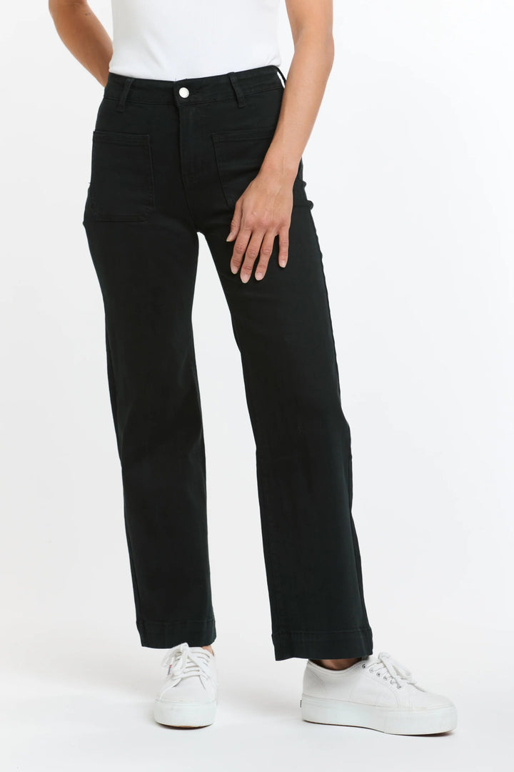 Italian Star Bobbi Jean (7/8th Length) Black Jean Italian Star
