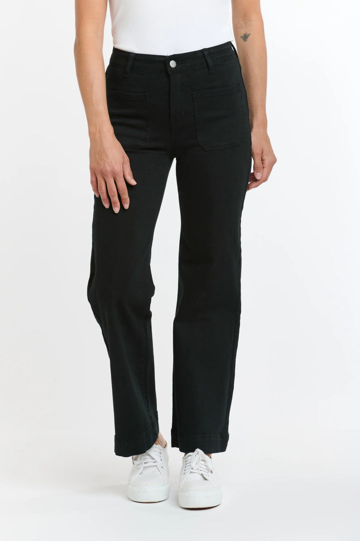 Italian Star Bobbi Jean (7/8th Length) Black Jean Italian Star