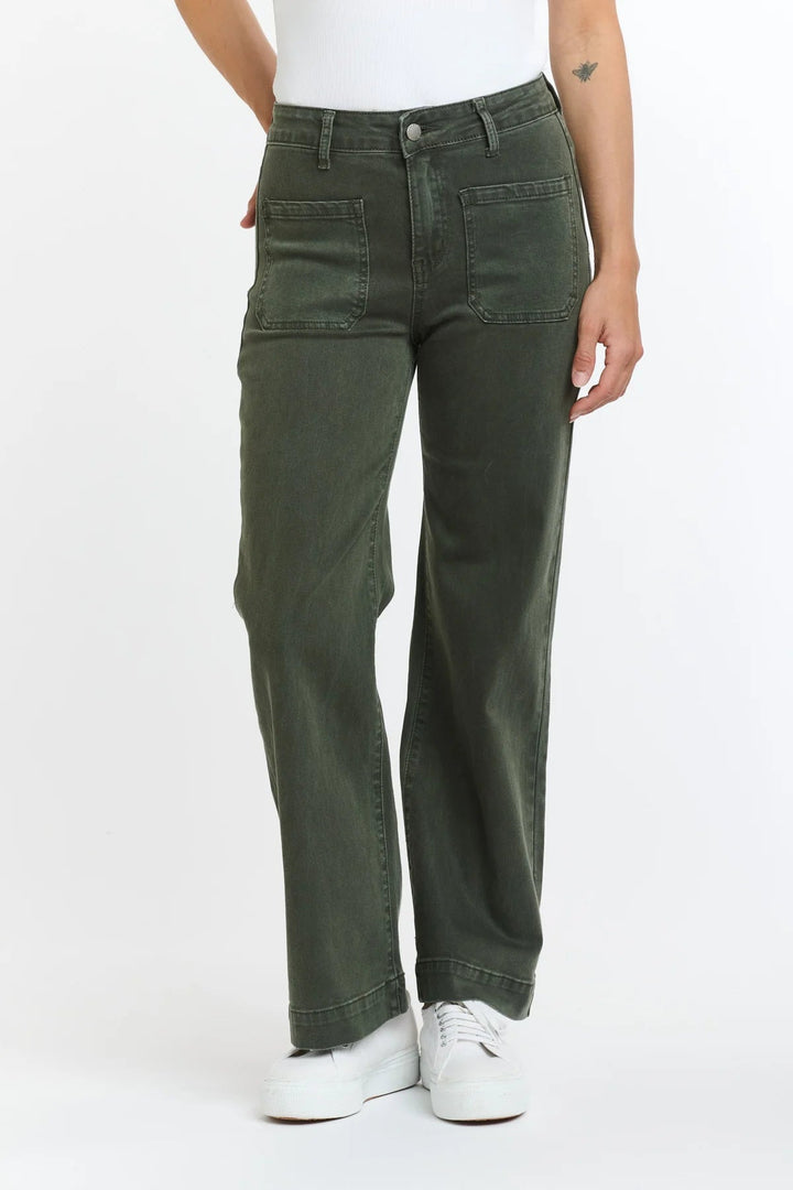 Italian Star Bobbi Jean (7/8th Length) Military Jean Italian Star