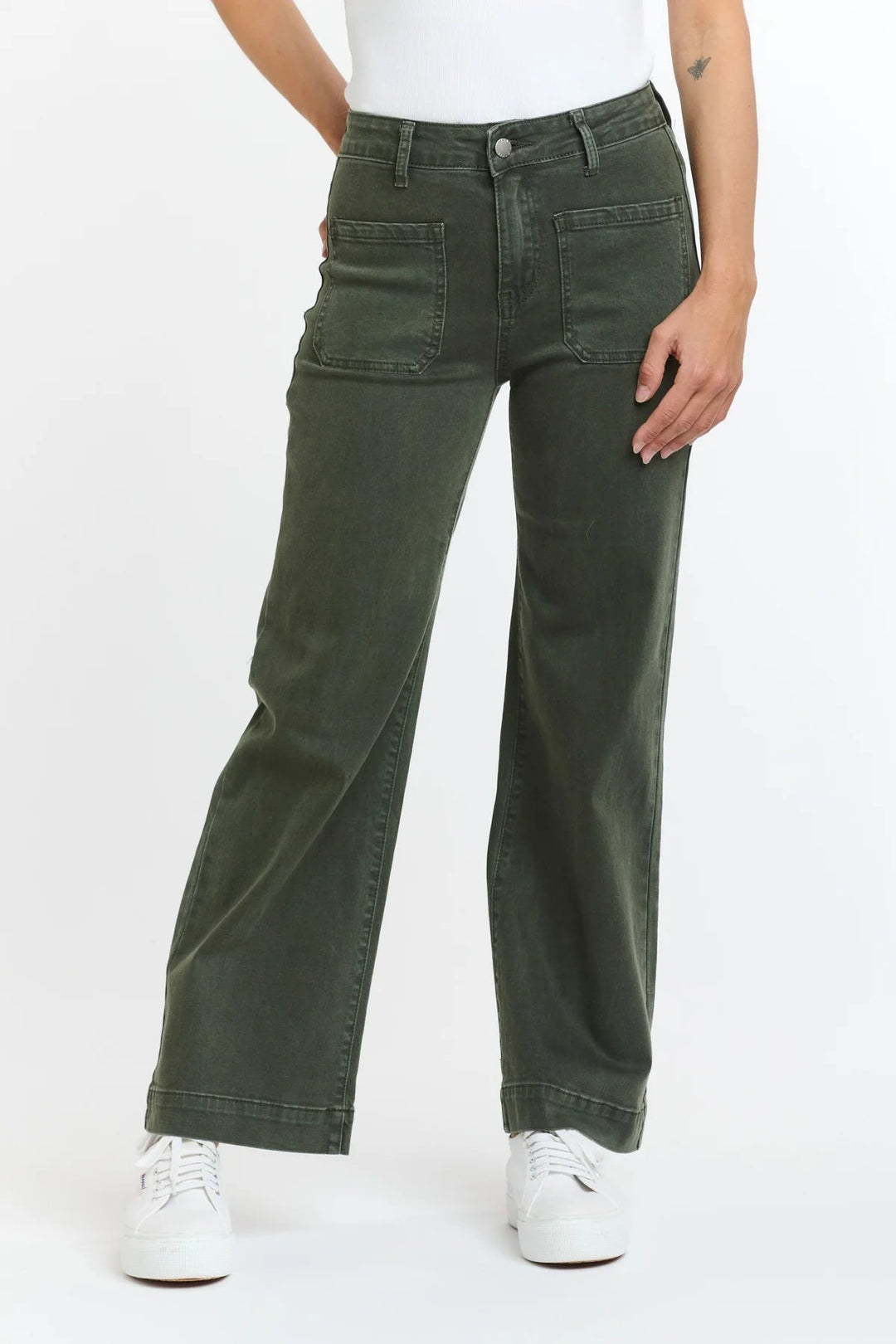 Italian Star Bobbi Jean (7/8th Length) Military Jean Italian Star