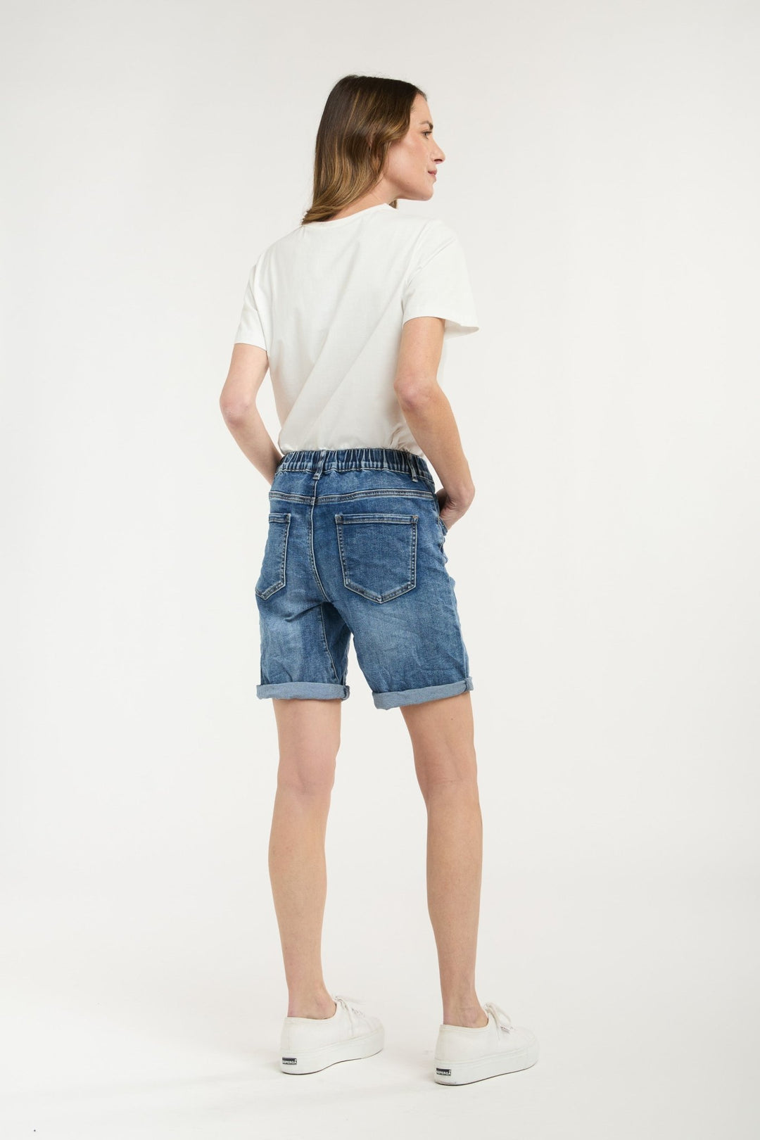 Italian Star Emma Shorts - Denim Italian Star