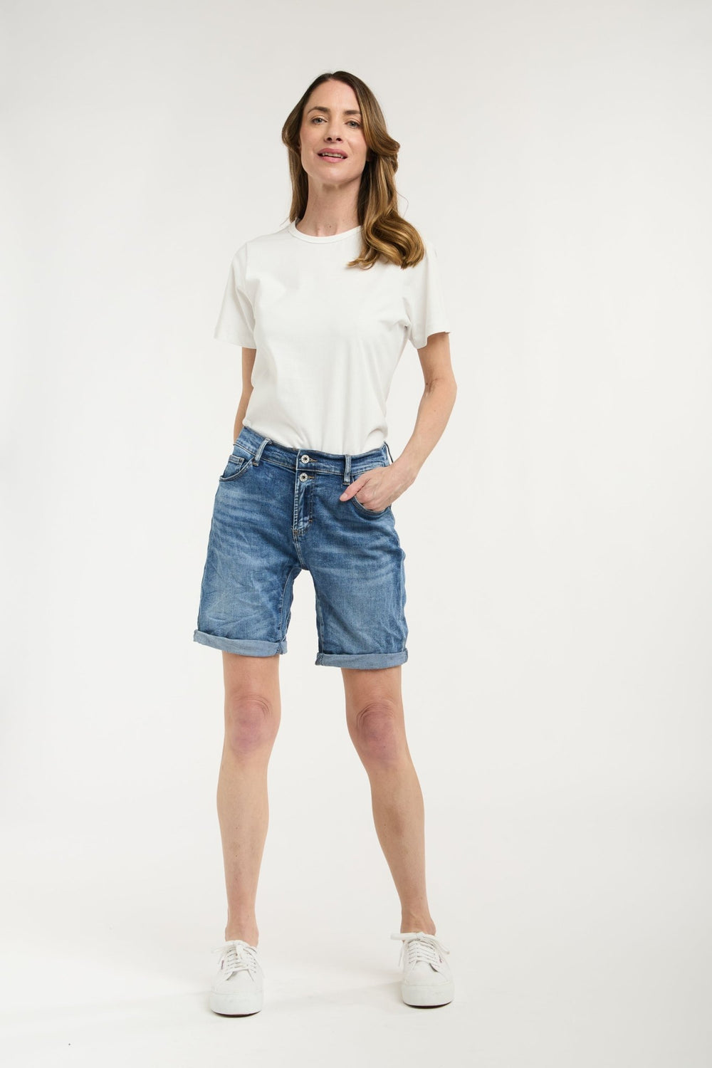 Italian Star Emma Shorts - Denim Italian Star