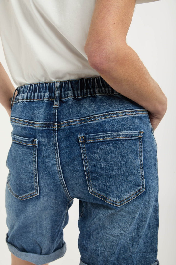 Italian Star Emma Shorts - Denim Italian Star