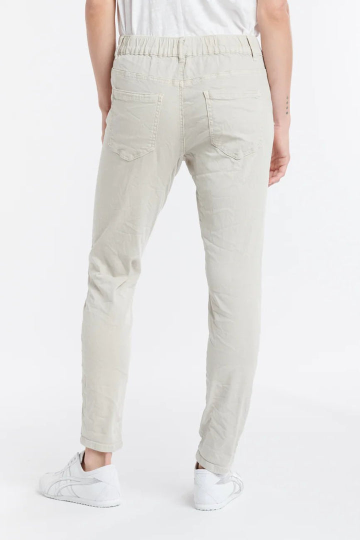 Italian Star Emma Stretch Jean - Beige Jean Italian Star