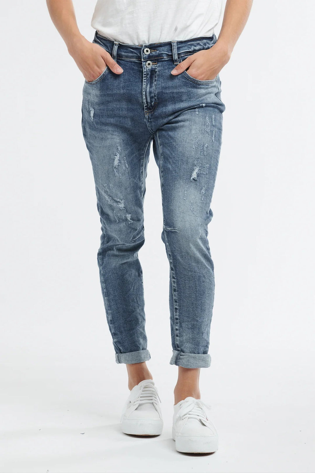Italian Star Emma Stretch Jean - Denim General Italian Star