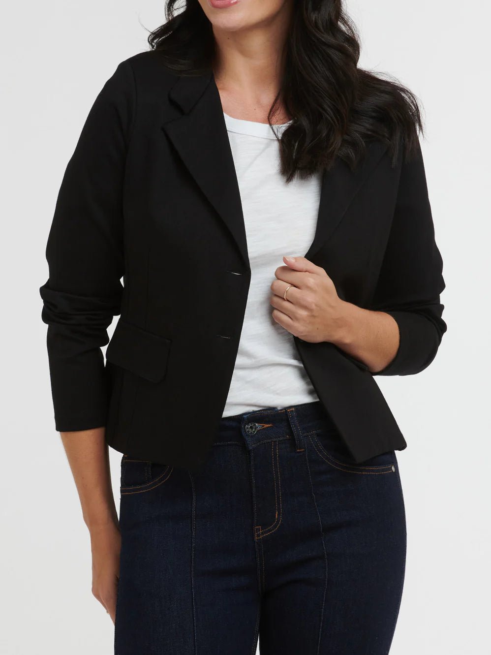 Italian Star GIA Ponti Jacket - Black Jacket Italian Star