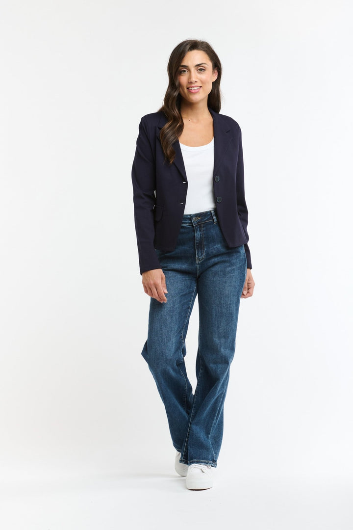 Italian Star GIA Ponti Jacket - Navy Jacket Italian Star