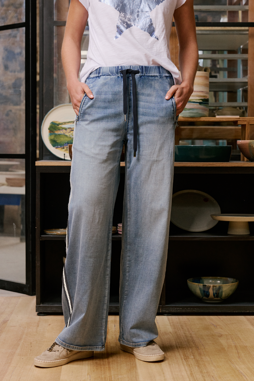 Glam Track Denim